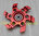 Ducati Pressure plate "Stella I" red