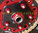 Ducati wheel nut set red
