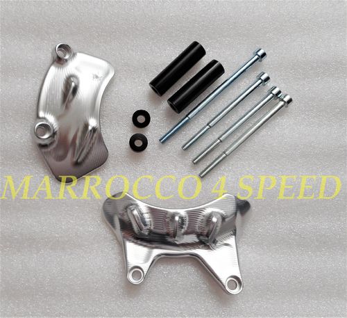 Ducati Scrambler motor protection kit silver