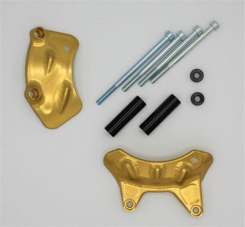 Ducati Scrambler motor protection kit gold
