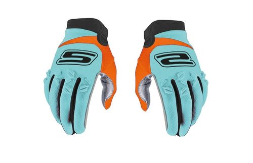 S-Line Cross gloves CE blau / orange