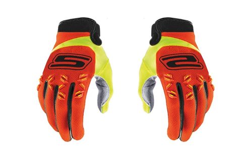 S-Line Cross gloves CE orange / neon