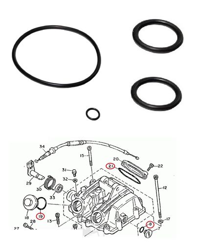 Yamaha valve cover gasket kit SRX 600