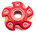 Ducati sprocket carrier 5-holes red