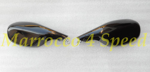 Cagiva Mito 125 Spiegelsatz schwarz glänzend